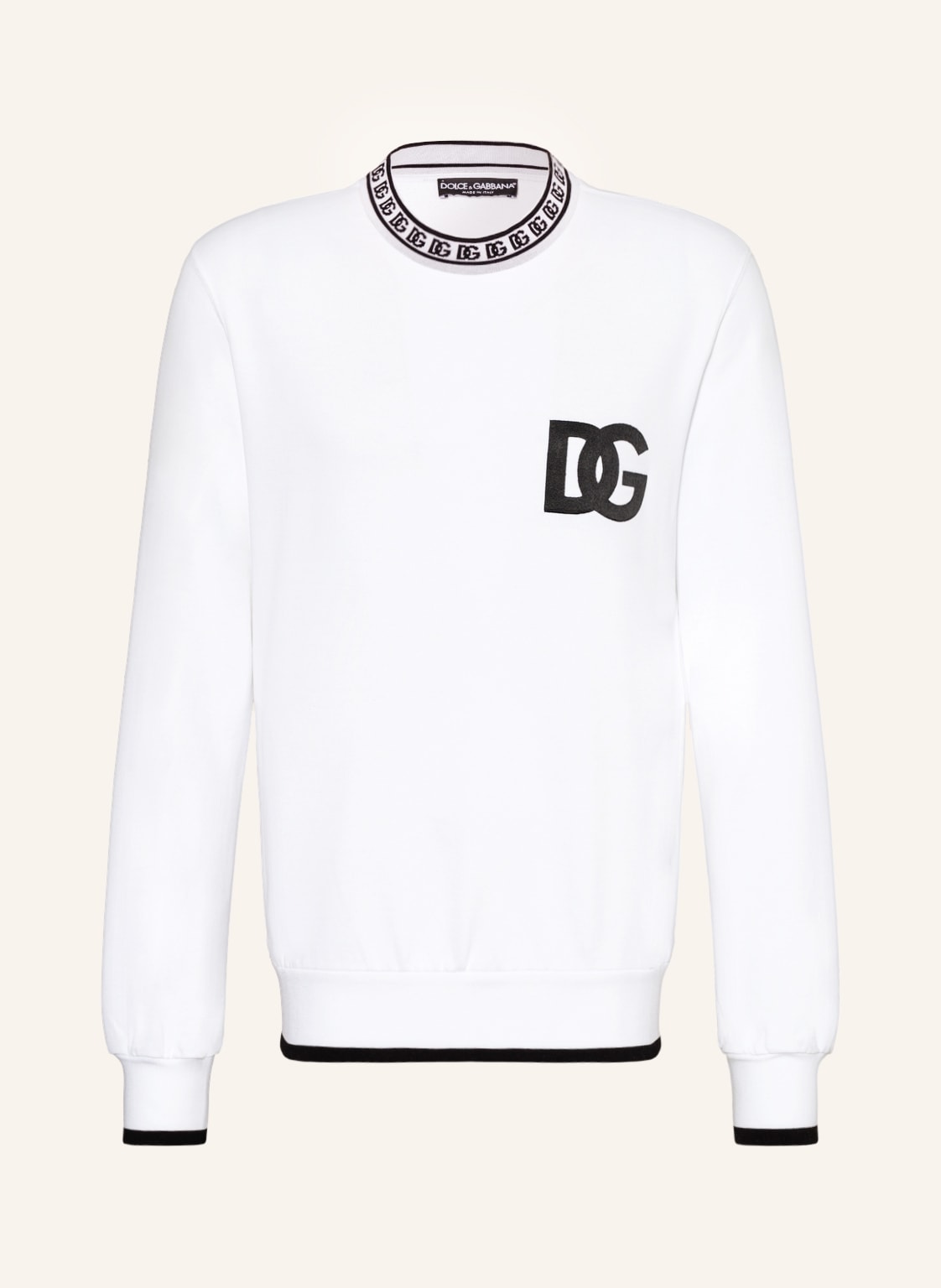 Image of Dolce & Gabbana Sweatshirt weiss