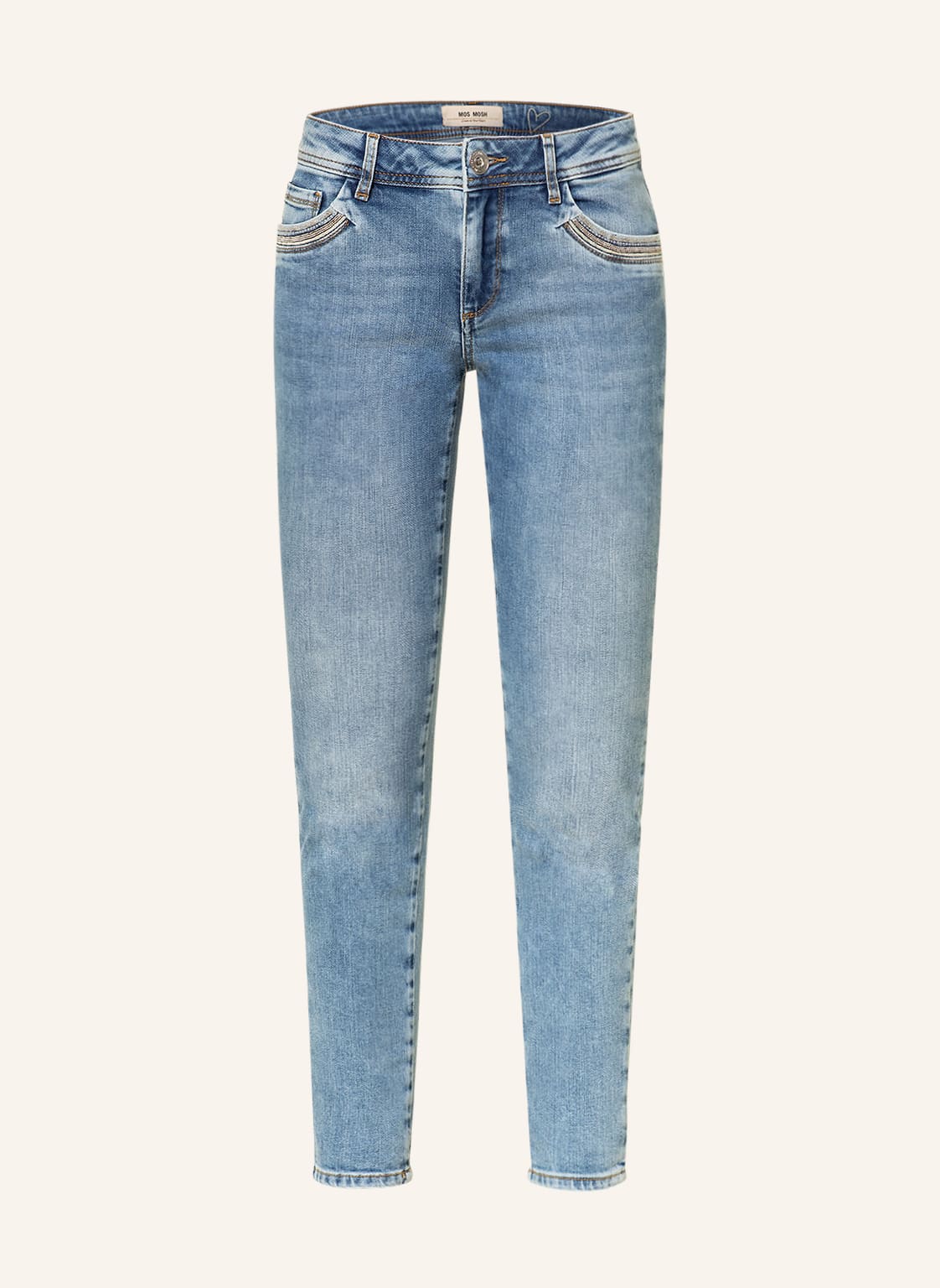 Image of Mos Mosh Skinny Jeans Sumner blau