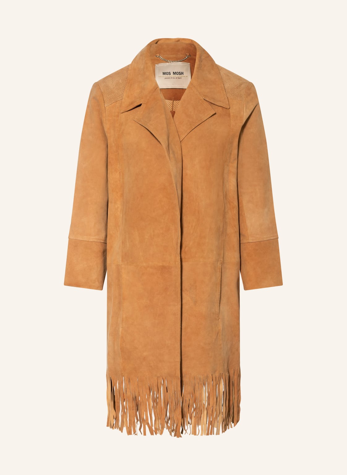 Image of Mos Mosh Ledermantel Oakley braun