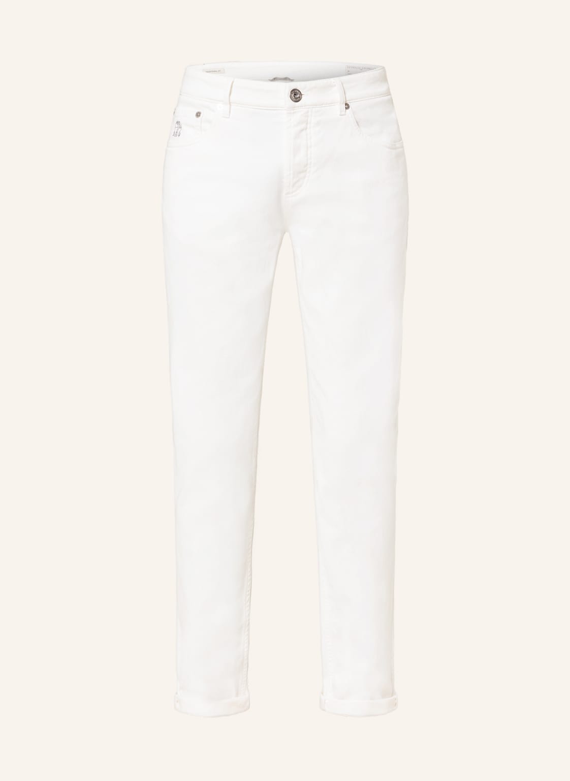 Image of Brunello Cucinelli Jeans Traditional Fit weiss