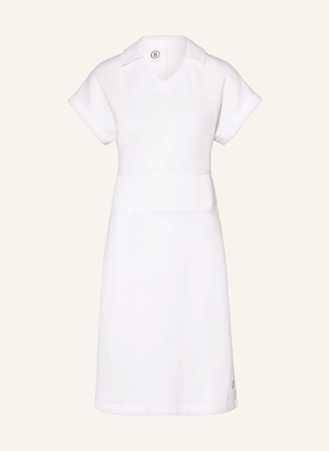 Image of Bogner Piqué-Polokleid Vita weiss