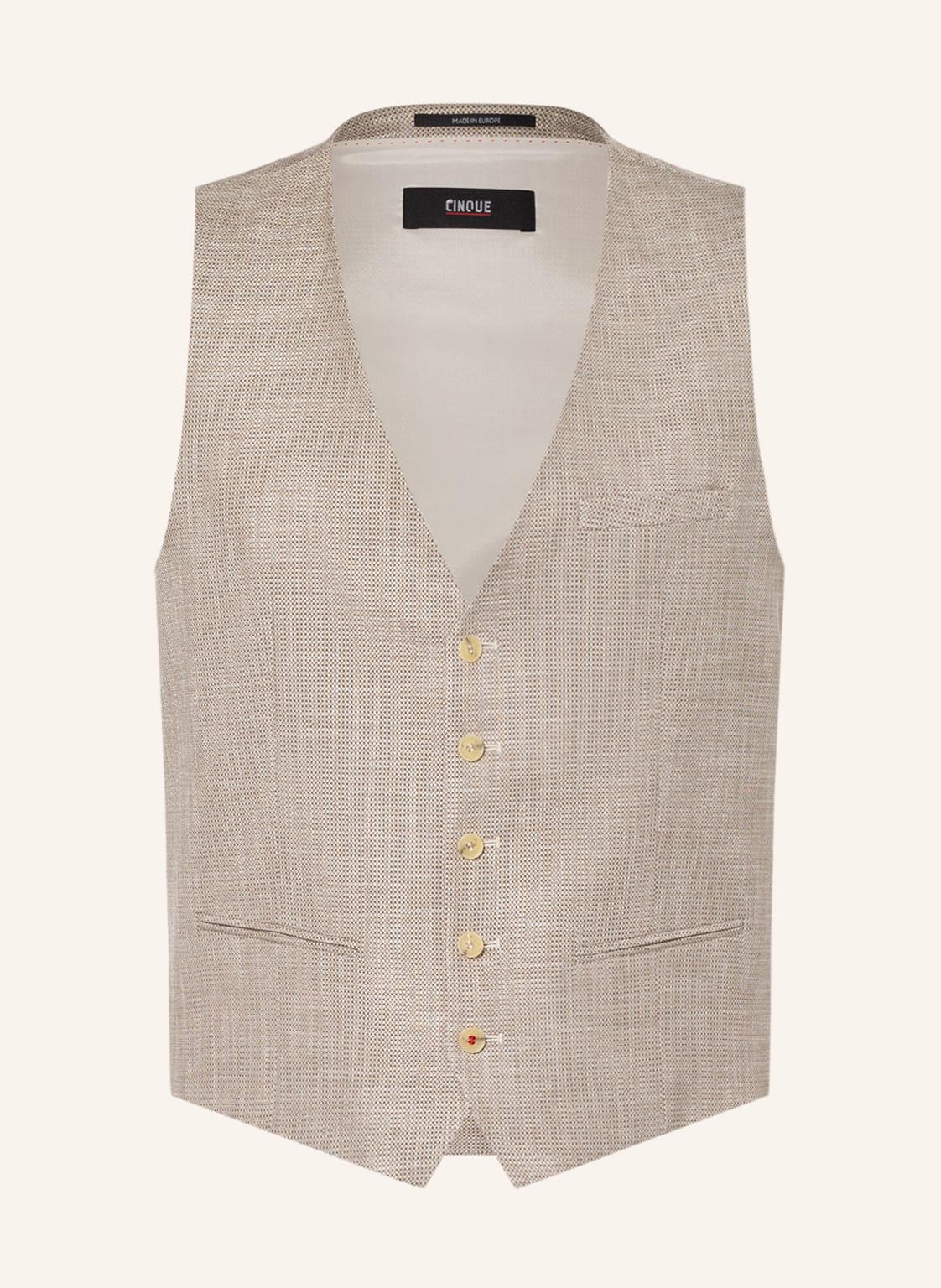 Image of Cinque Anzugsweste Civitra Slim Fit braun