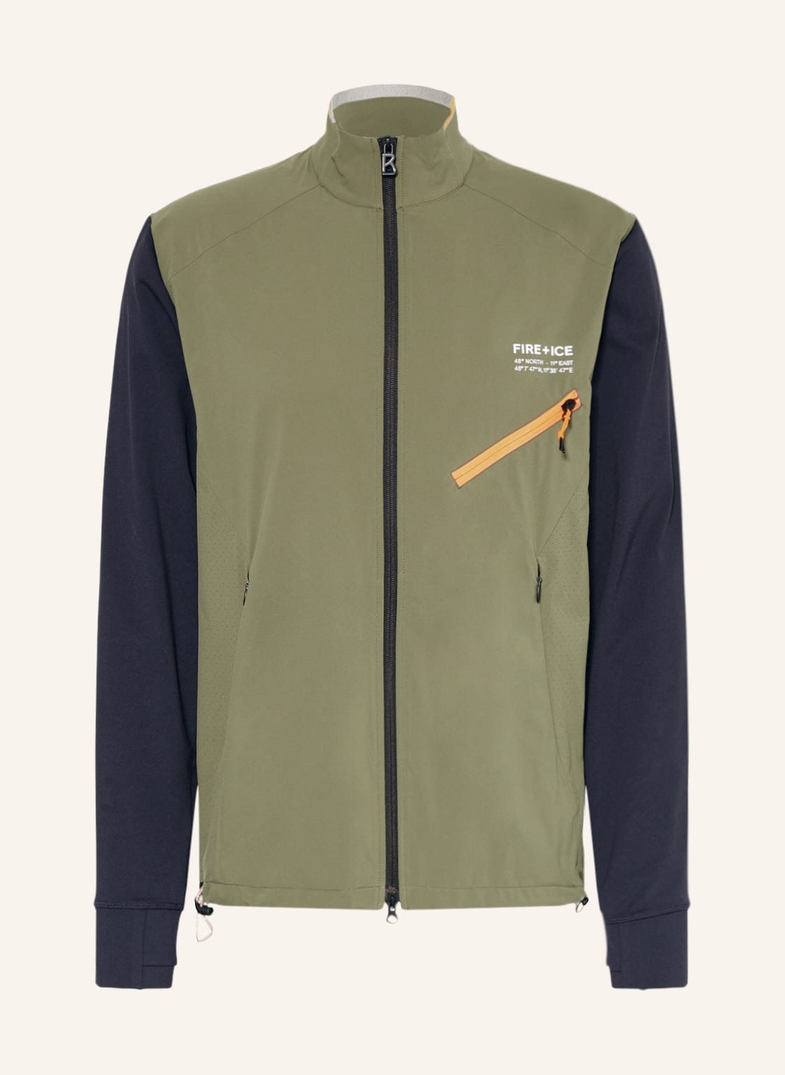 Image of Fire+Ice Midlayer-Jacke Samo gruen