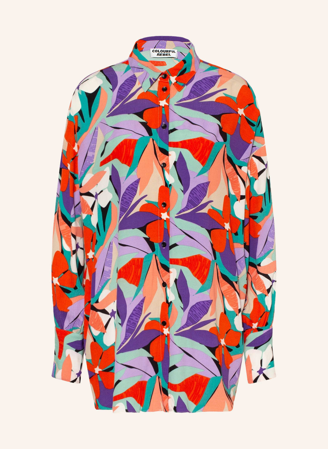 Image of Colourful Rebel Oversized-Bluse Talia violett