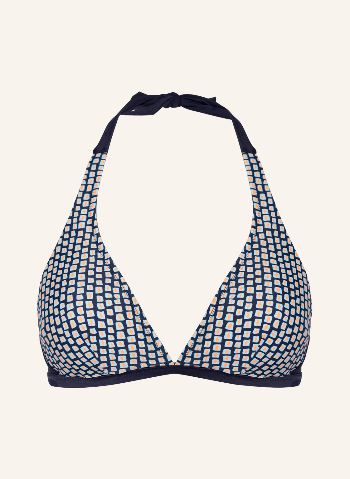 Image of Fire+Ice Neckholder-Bikini-Top jasmin2 blau