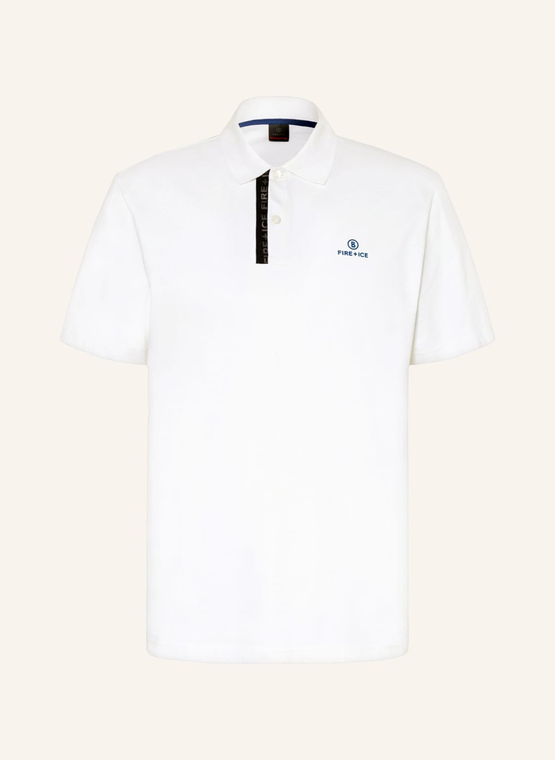Image of Fire+Ice Piqué-Poloshirt ramon2 weiss