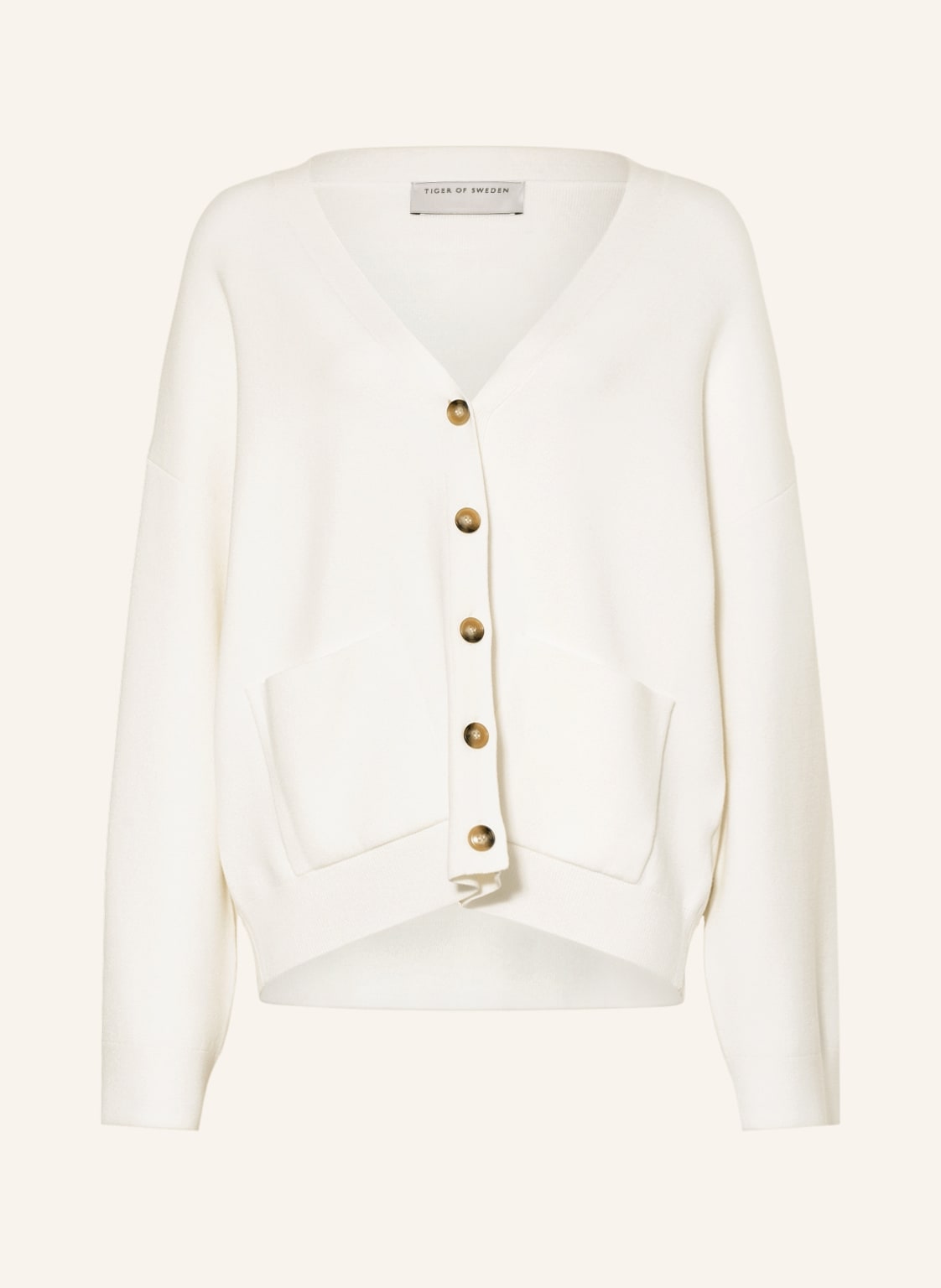 Image of Tiger Of Sweden Strickjacke Silvyiya weiss