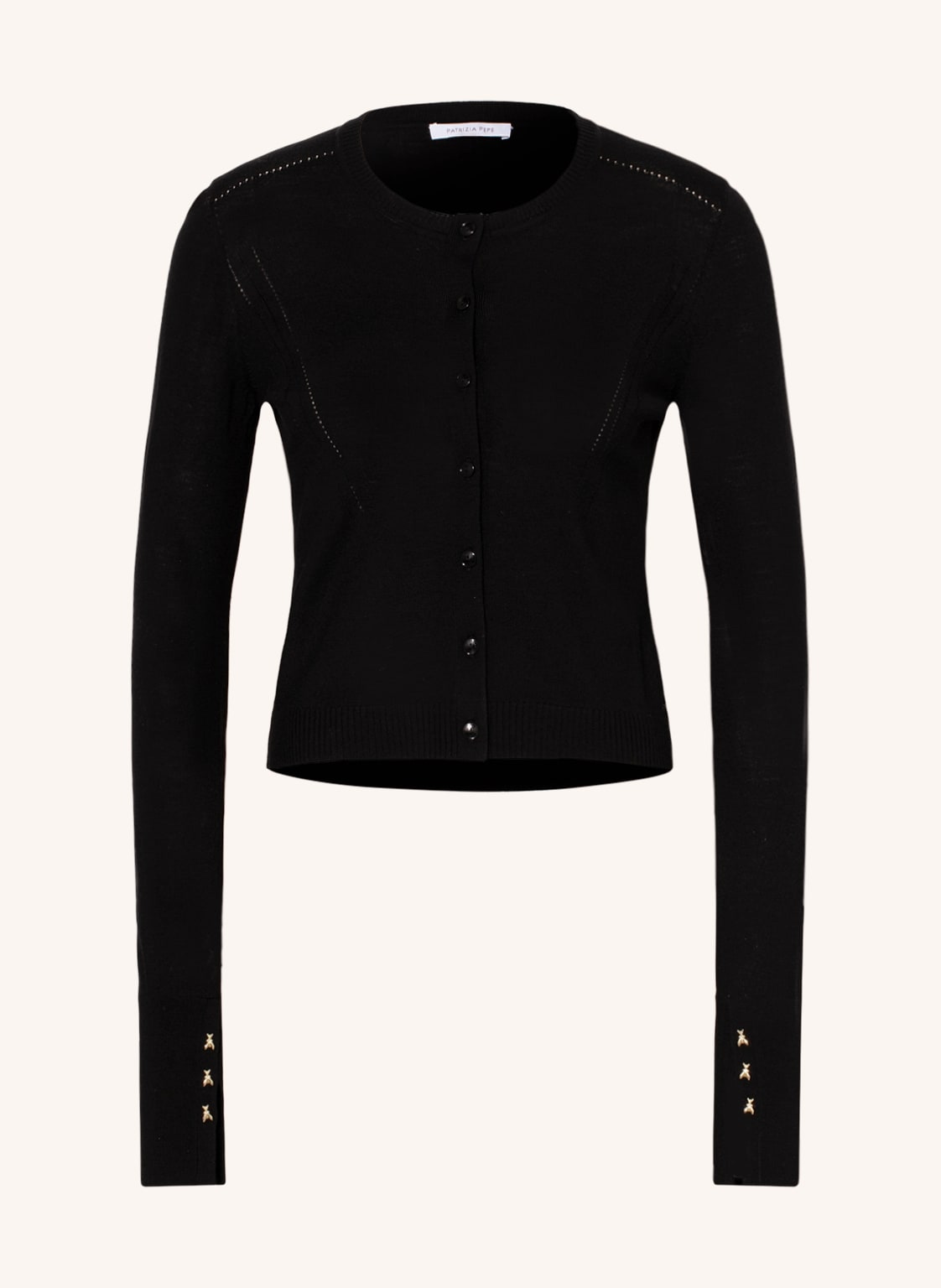 Image of Patrizia Pepe Strickjacke schwarz