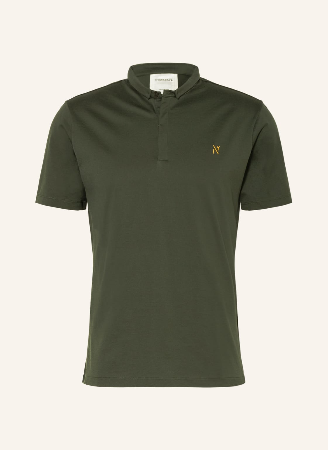 Image of Nowadays Jersey-Poloshirt gruen
