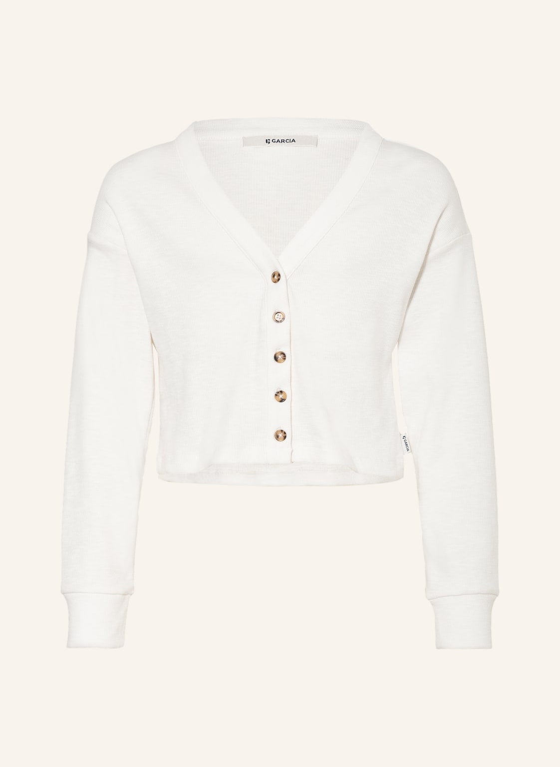 Image of Garcia Strickjacke weiss