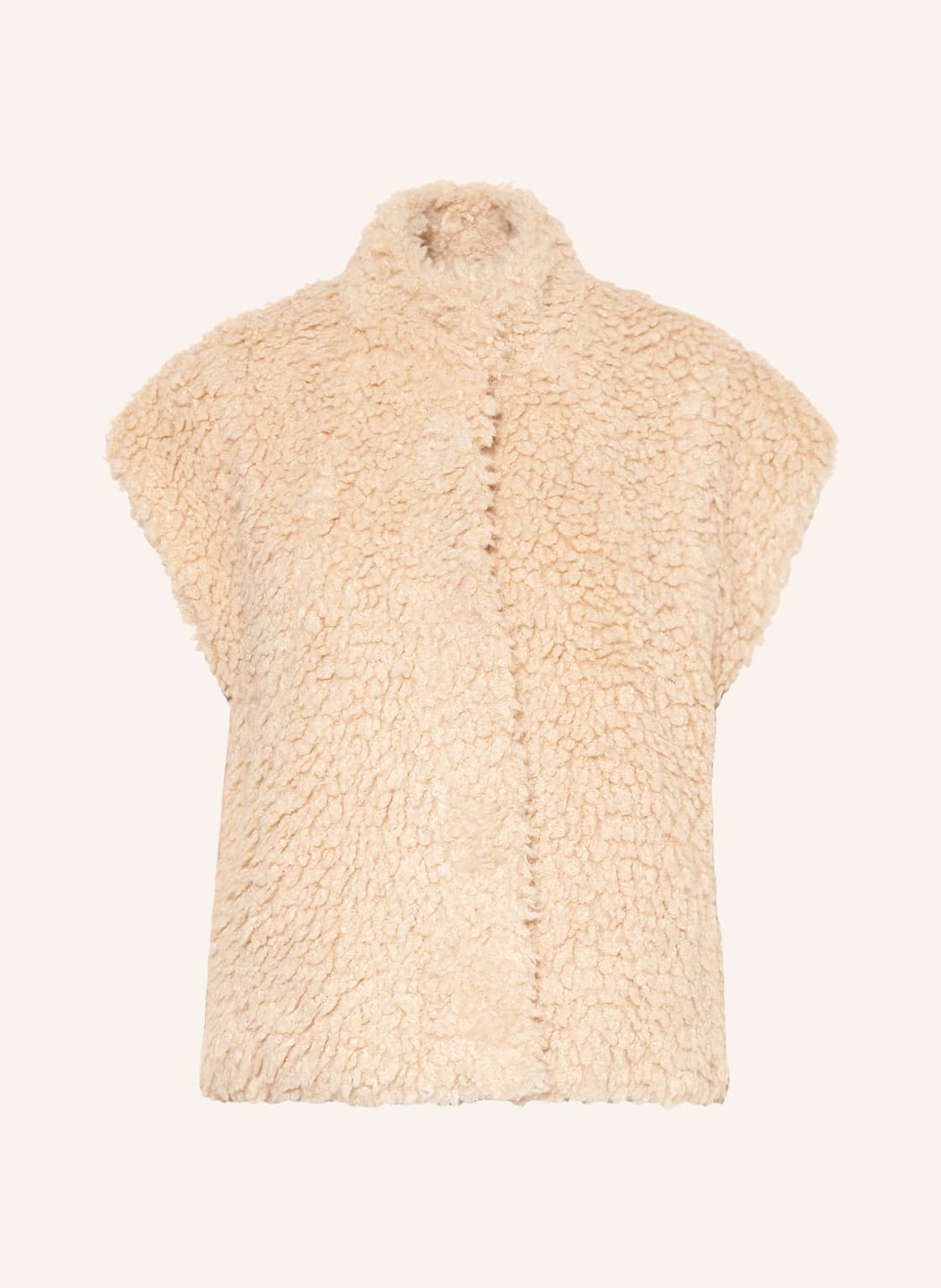 Image of Summum Woman Teddyfell-Weste beige