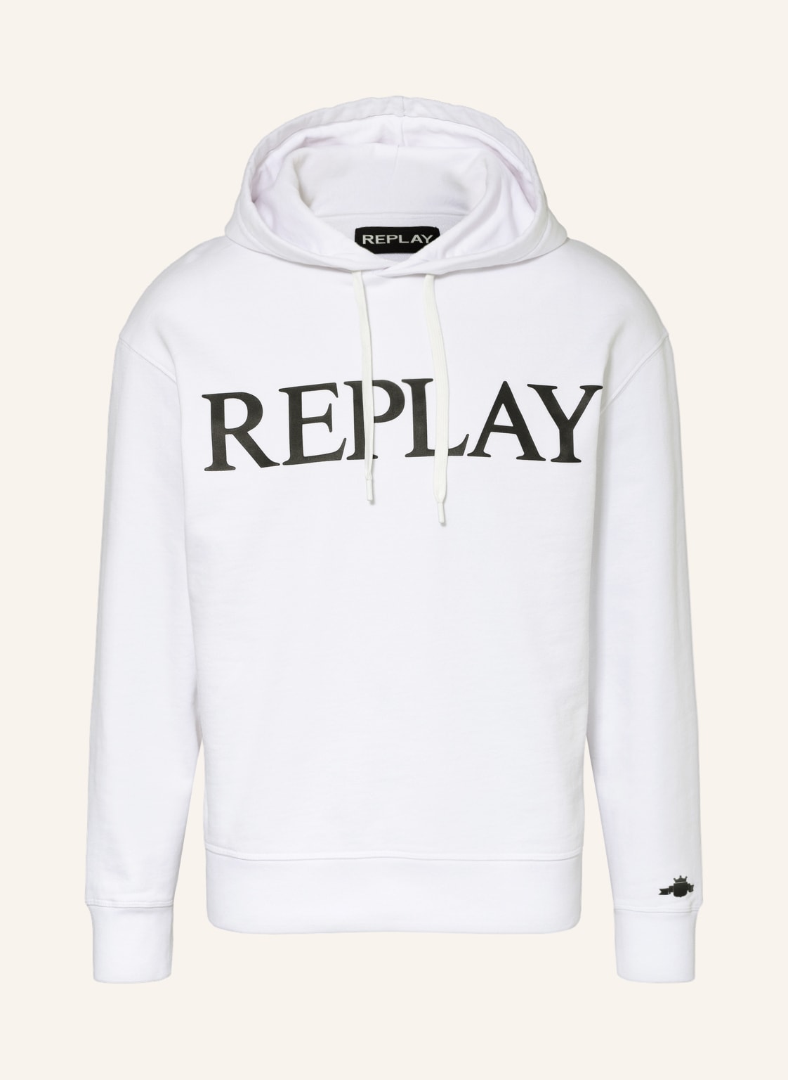 Image of Replay Hoodie weiss