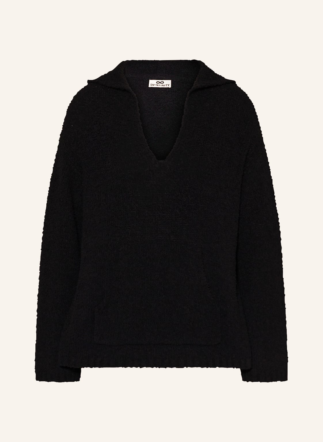 Image of Sminfinity Strick-Hoodie schwarz