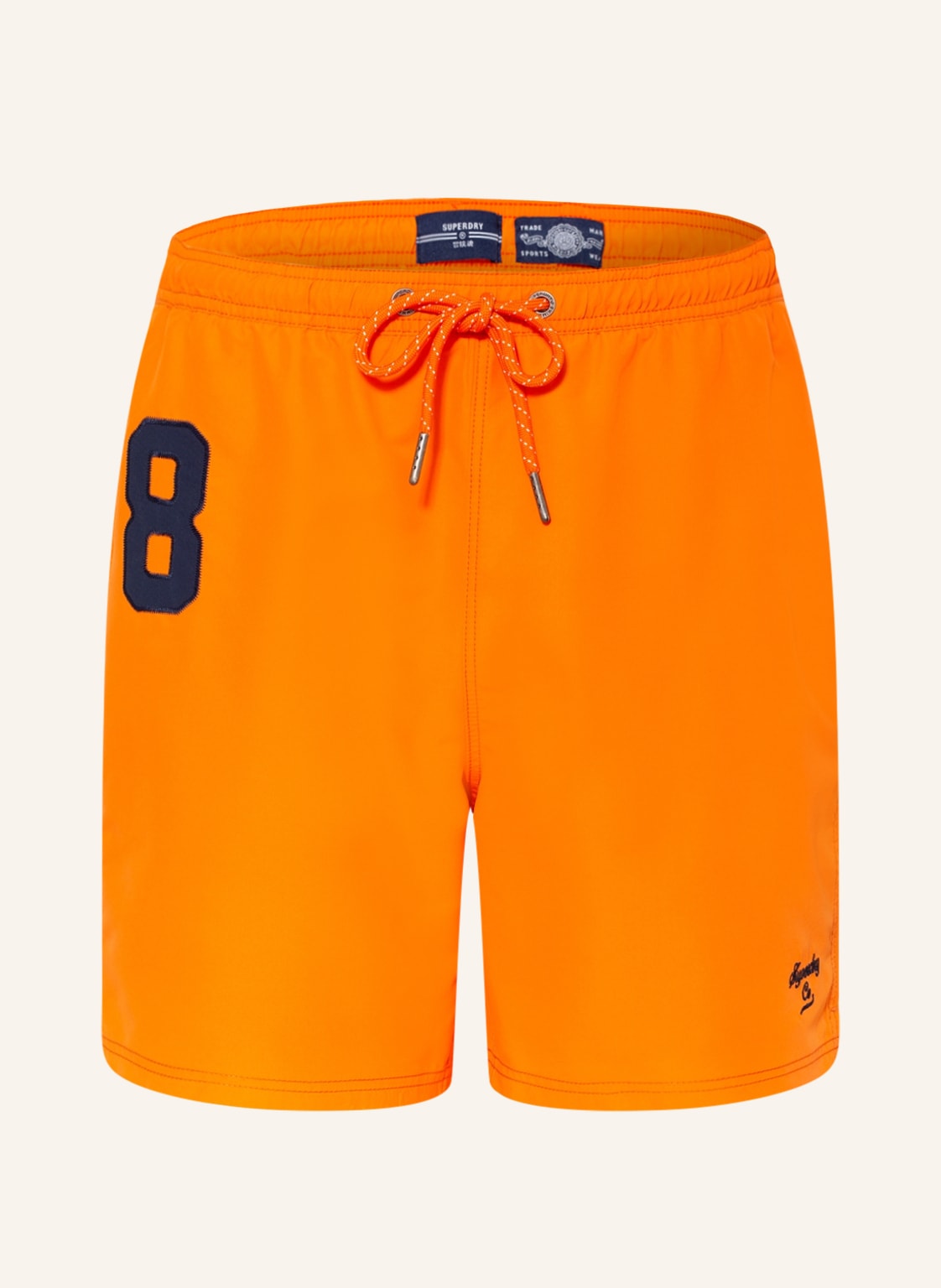 Image of Superdry Badeshorts Vintage Polo orange