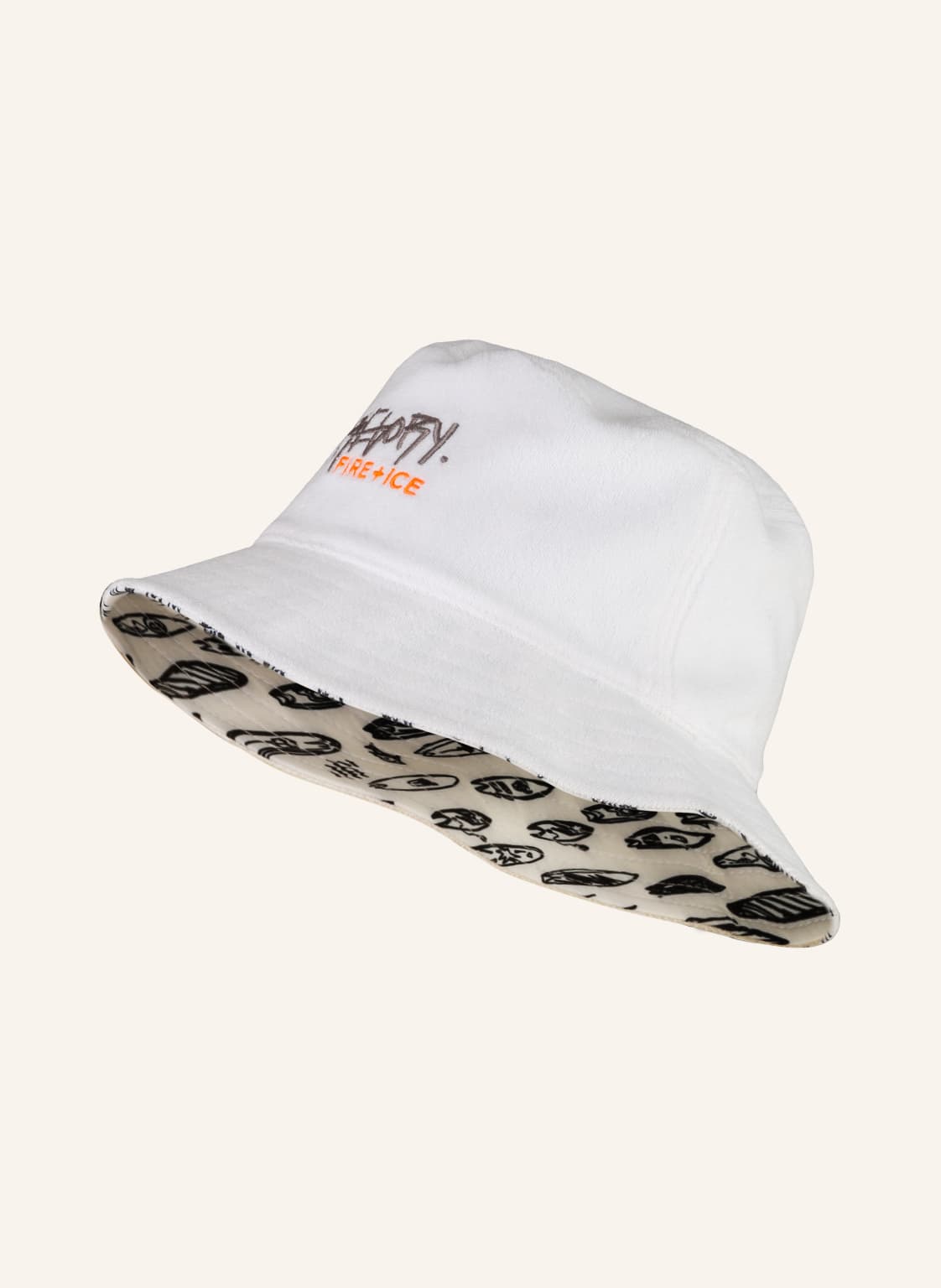 Image of Fire+Ice Bucket-Hat Stormy Zum Wenden weiss