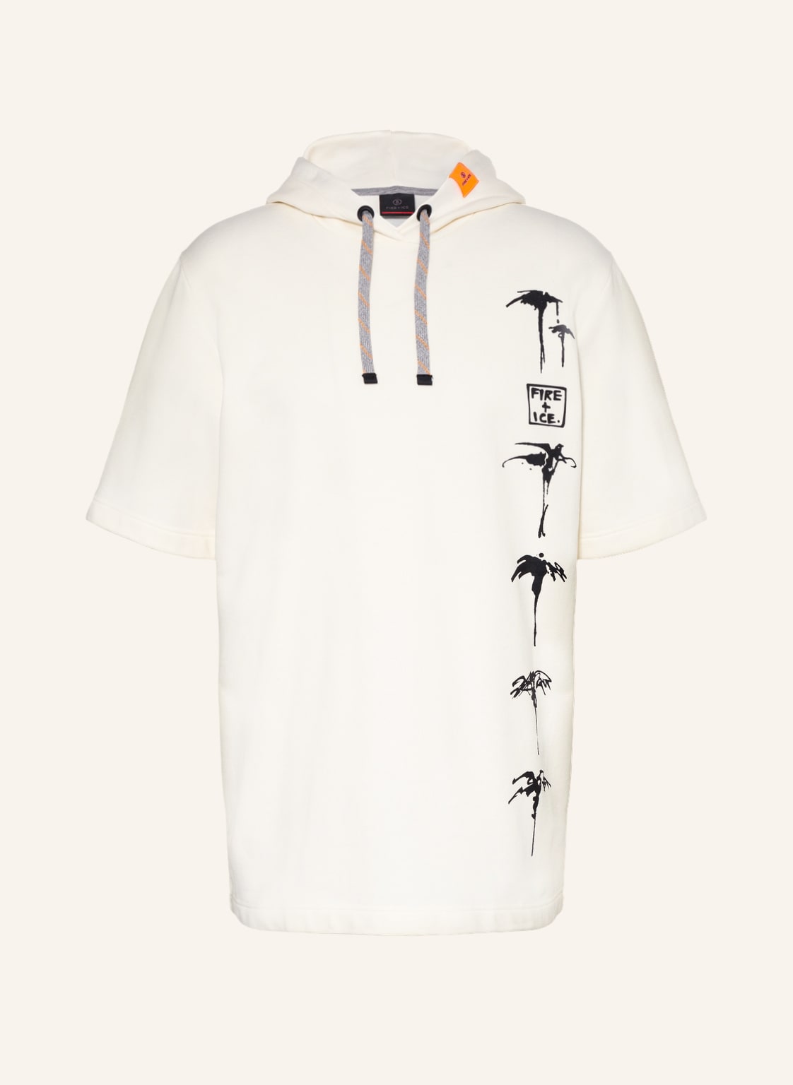 Image of Fire+Ice Hoodie Henley beige