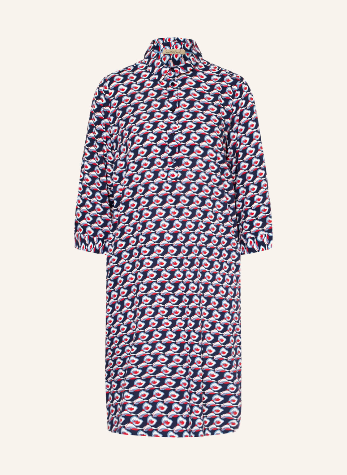 Image of Smith & Soul Kleid Mit 3/4-Arm blau