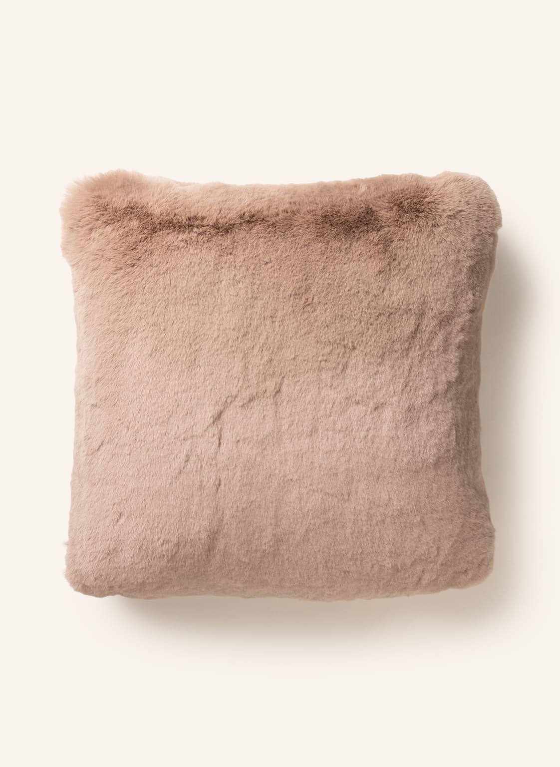 Image of Star Home Kunstfell-Dekokissen beige