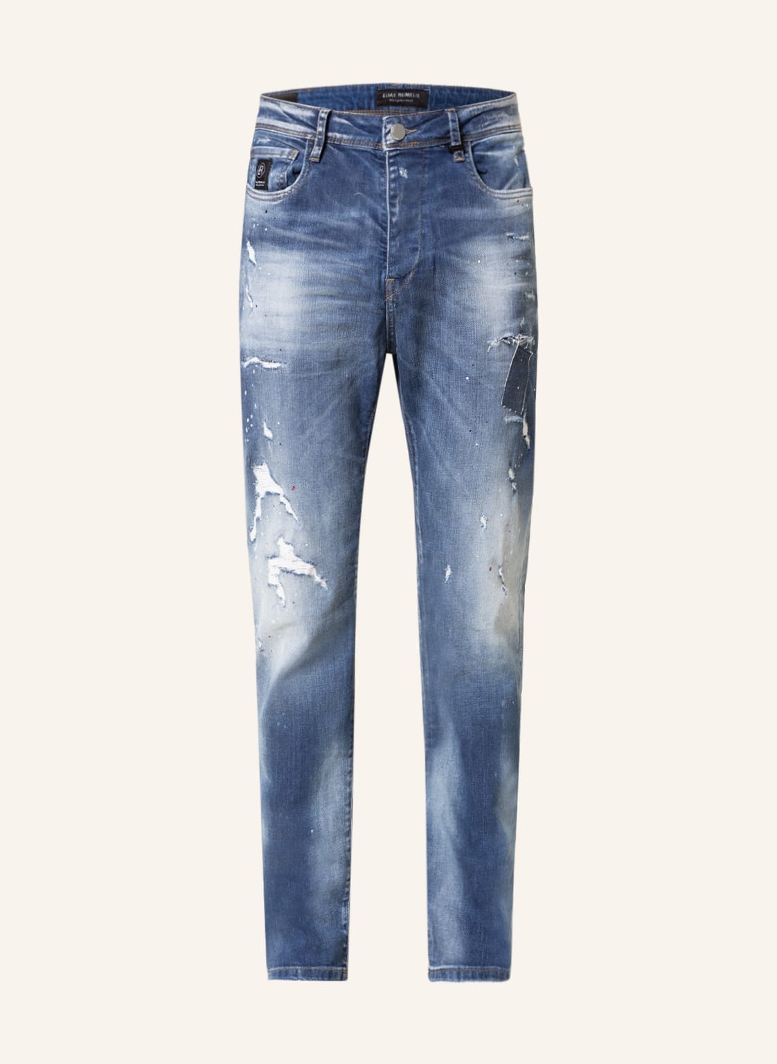 Image of Er Elias Rumelis Destroyed Jeans Zaven Comfort Fit blau