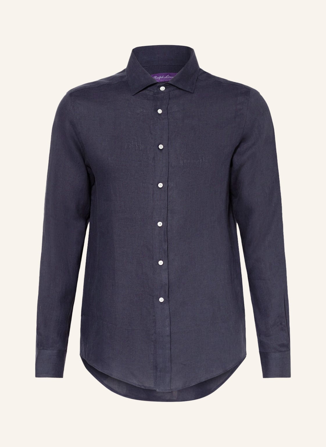 Image of Ralph Lauren Purple Label Leinenhemd Regular Fit blau