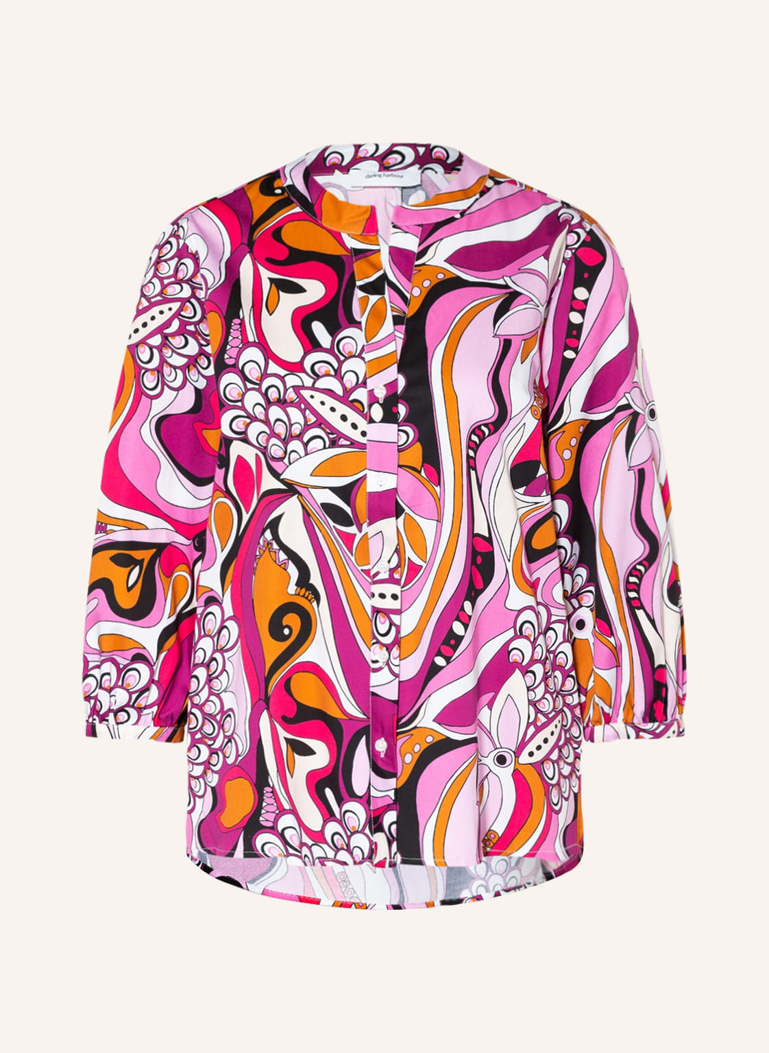 Image of Darling Harbour Bluse Mit 3/4-Arm pink