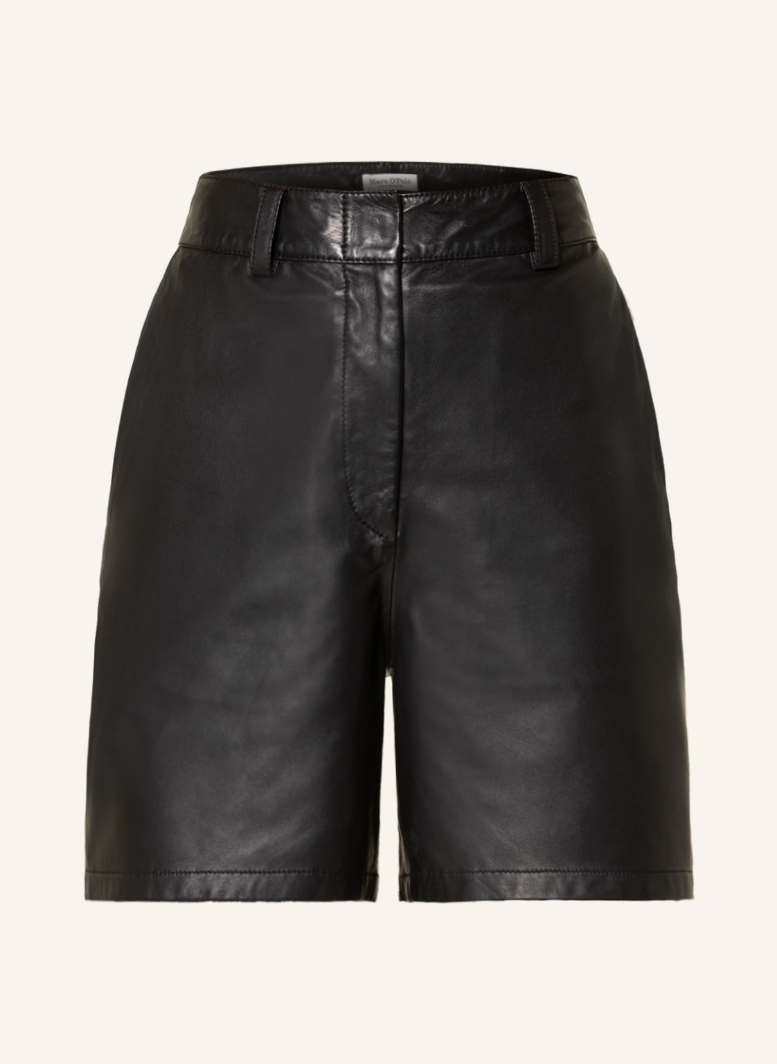 Image of Marc O'polo Ledershorts schwarz