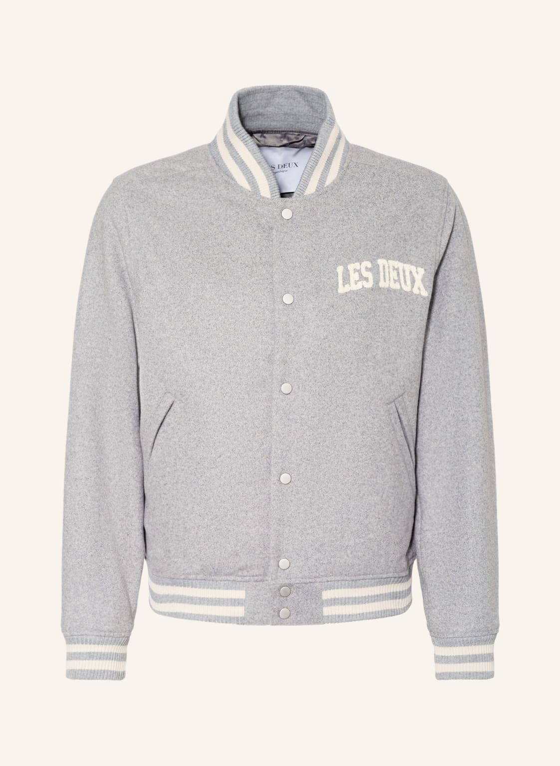 Image of Les Deux Blouson Varsity grau