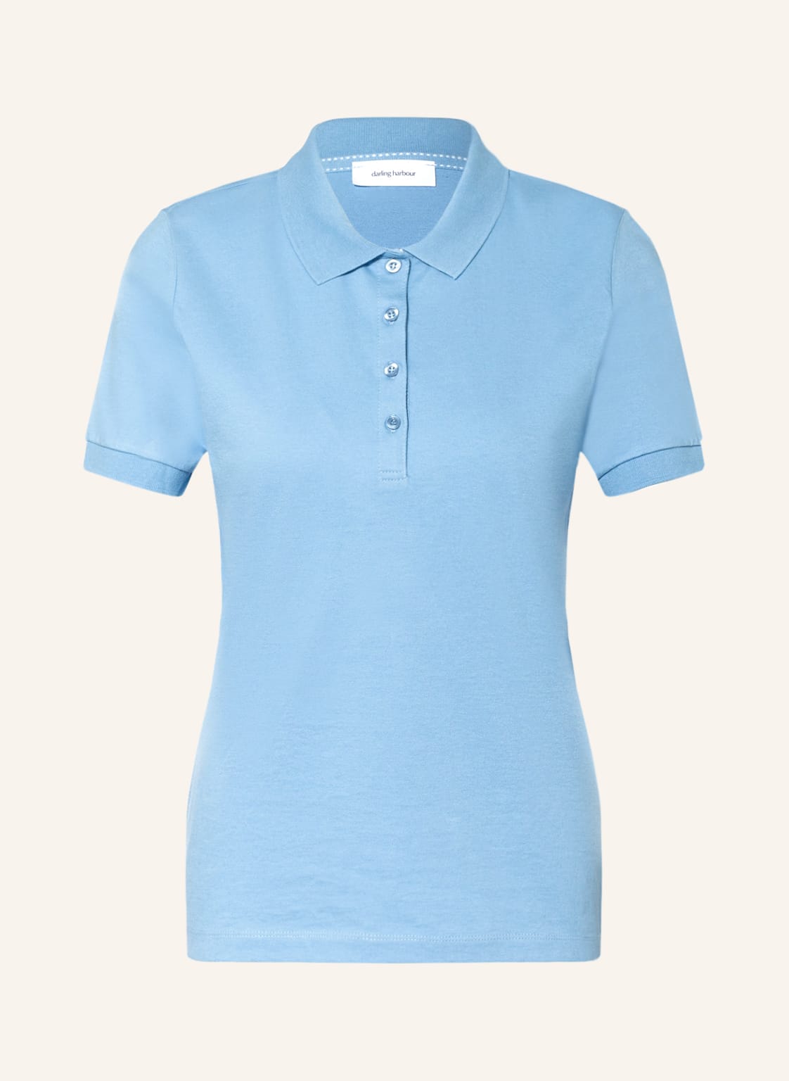 Image of Darling Harbour Piqué-Poloshirt blau