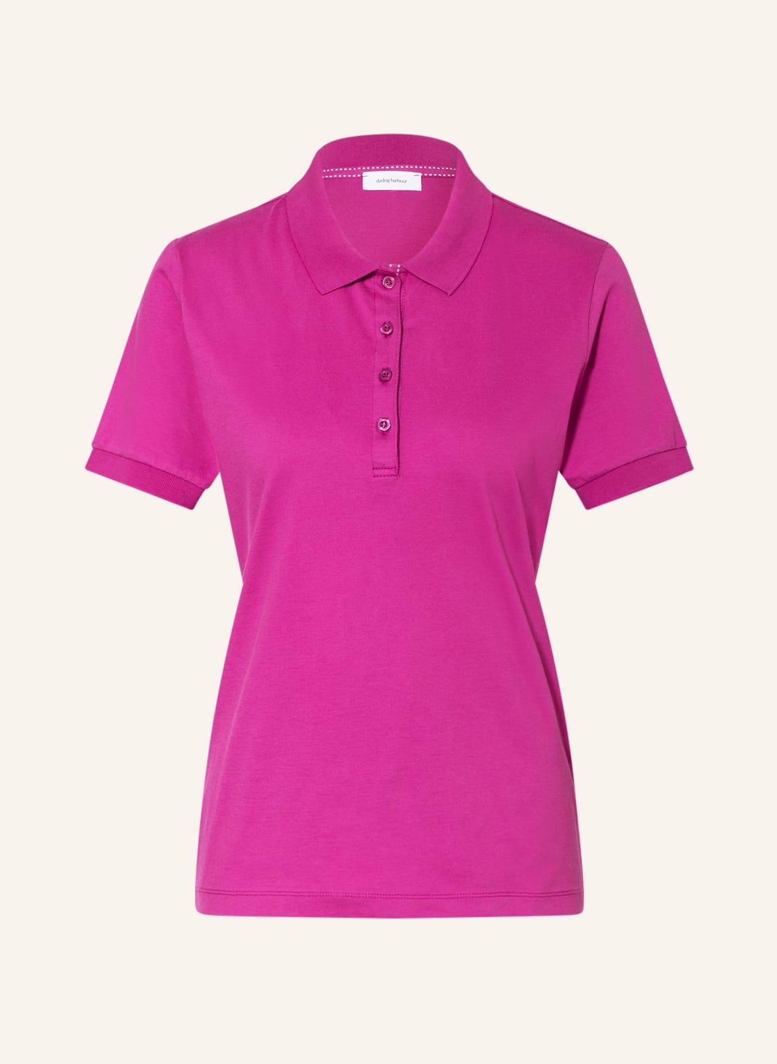 Image of Darling Harbour Piqué-Poloshirt violett