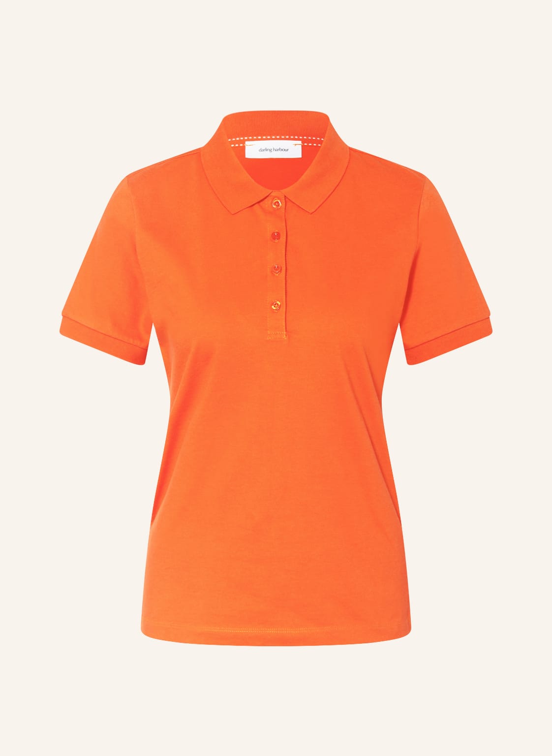 Image of Darling Harbour Piqué-Poloshirt orange