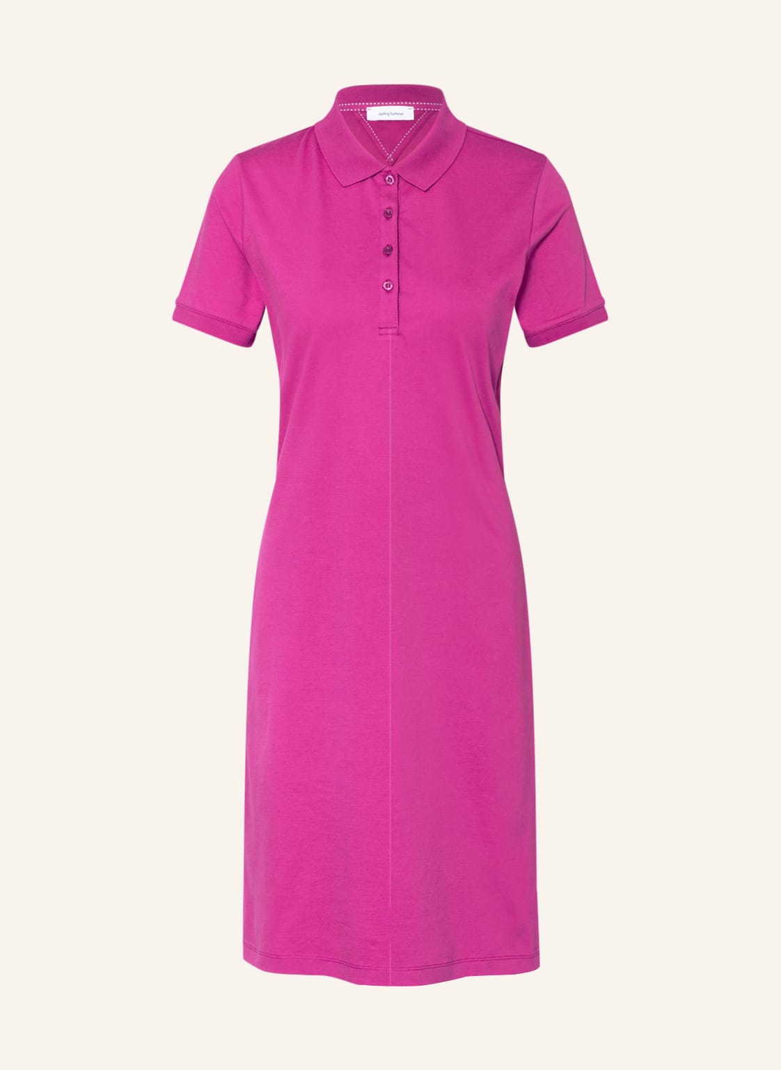 Image of Darling Harbour Piqué-Polokleid violett