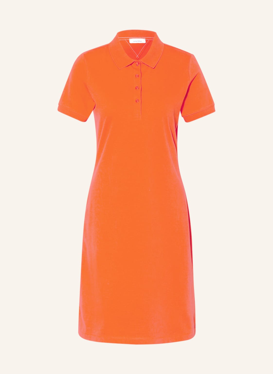 Image of Darling Harbour Piqué-Polokleid orange