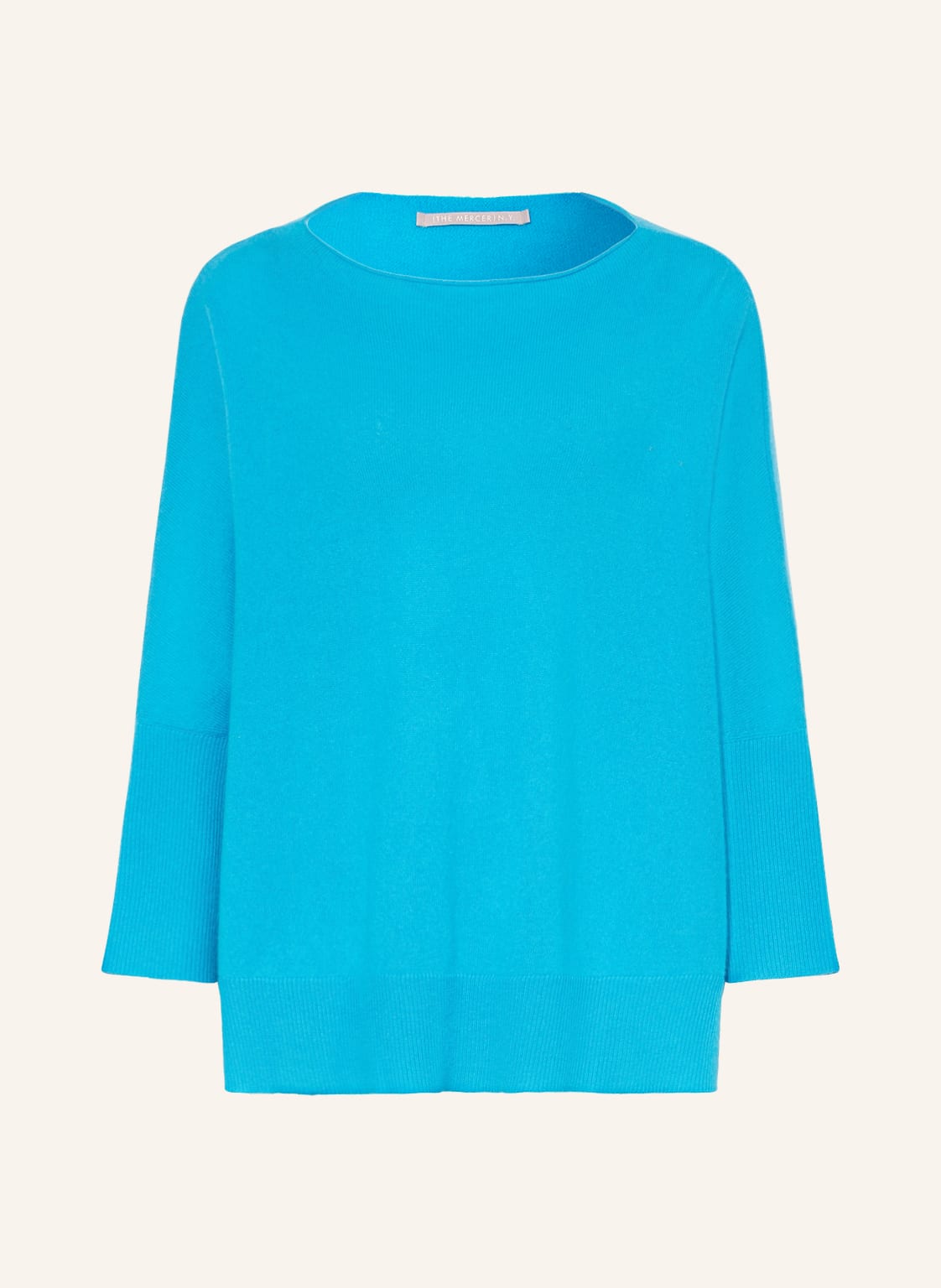 Image of (The Mercer) N.Y. Oversized-Pullover Aus Cashmere blau