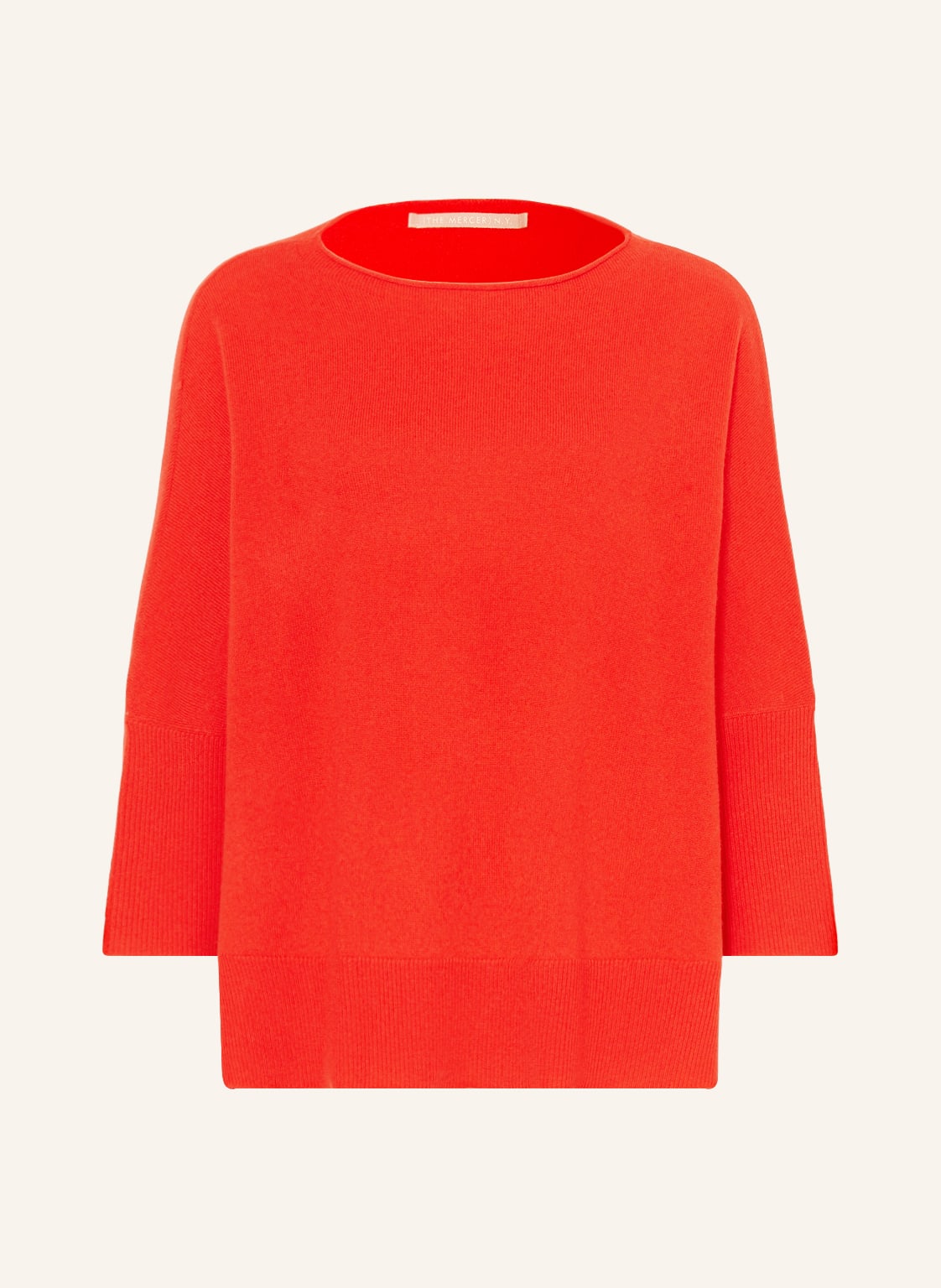 Image of (The Mercer) N.Y. Oversized-Pullover Aus Cashmere rot