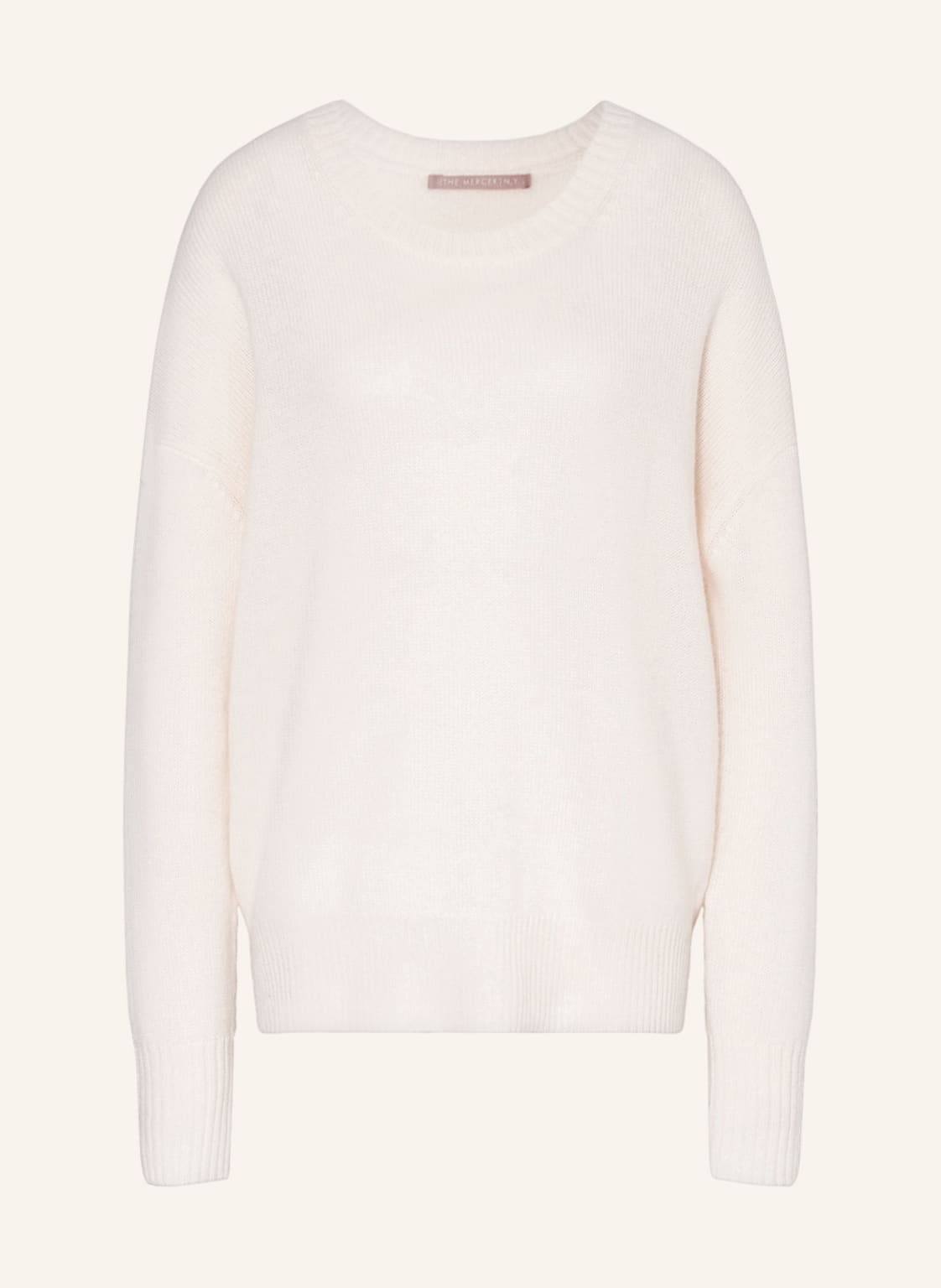 Image of (The Mercer) N.Y. Oversized-Pullover Aus Cashmere weiss