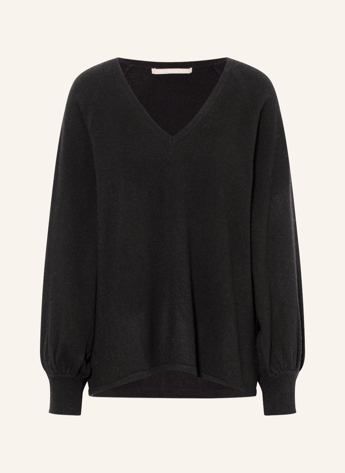 Image of (The Mercer) N.Y. Cashmere-Pullover schwarz