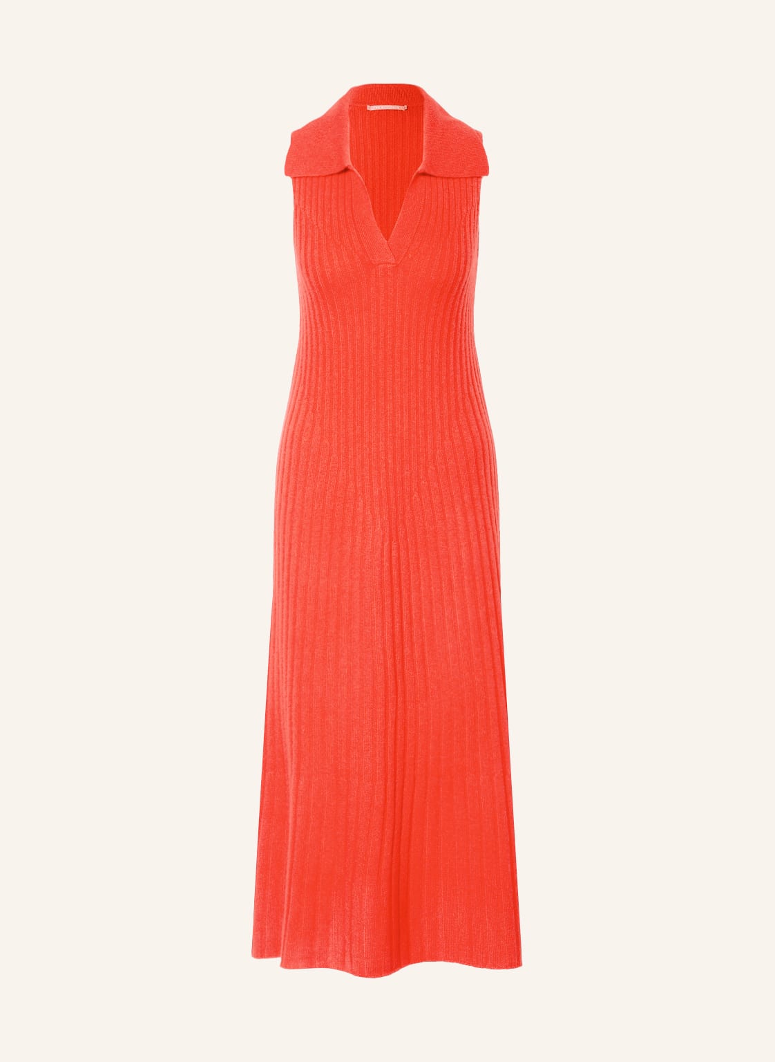 Image of (The Mercer) N.Y. Strickkleid Aus Cashmere rot