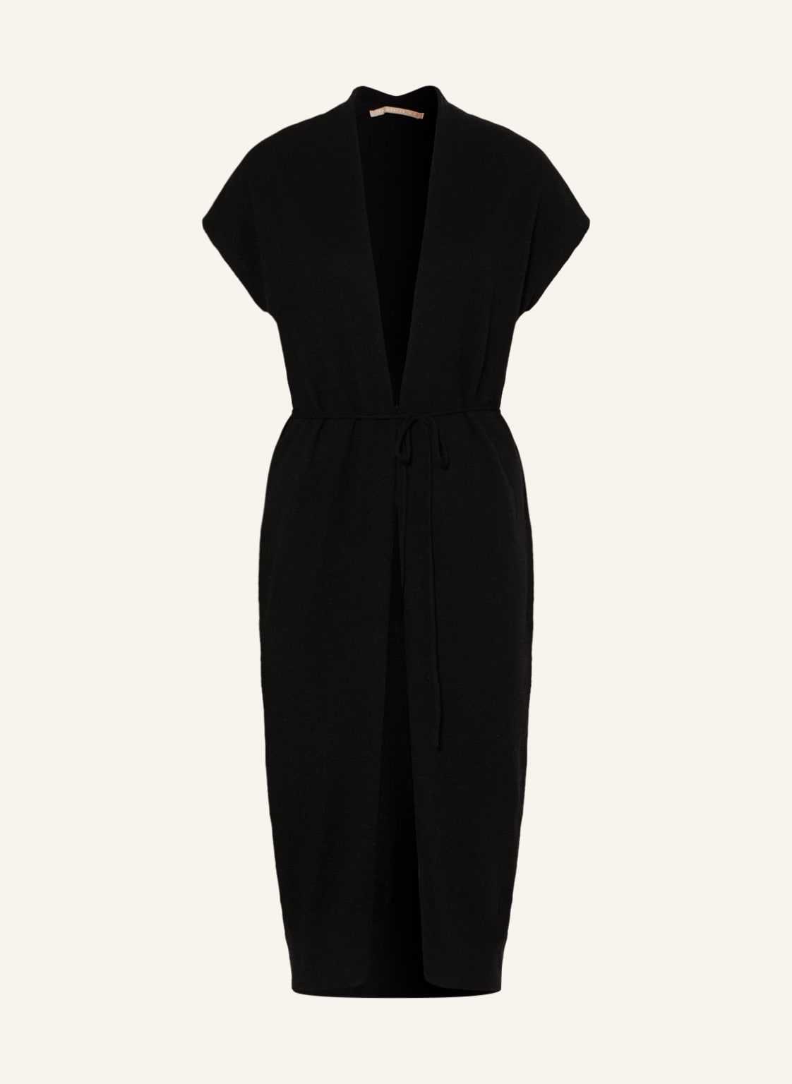 Image of (The Mercer) N.Y. Strickweste Aus Cashmere schwarz