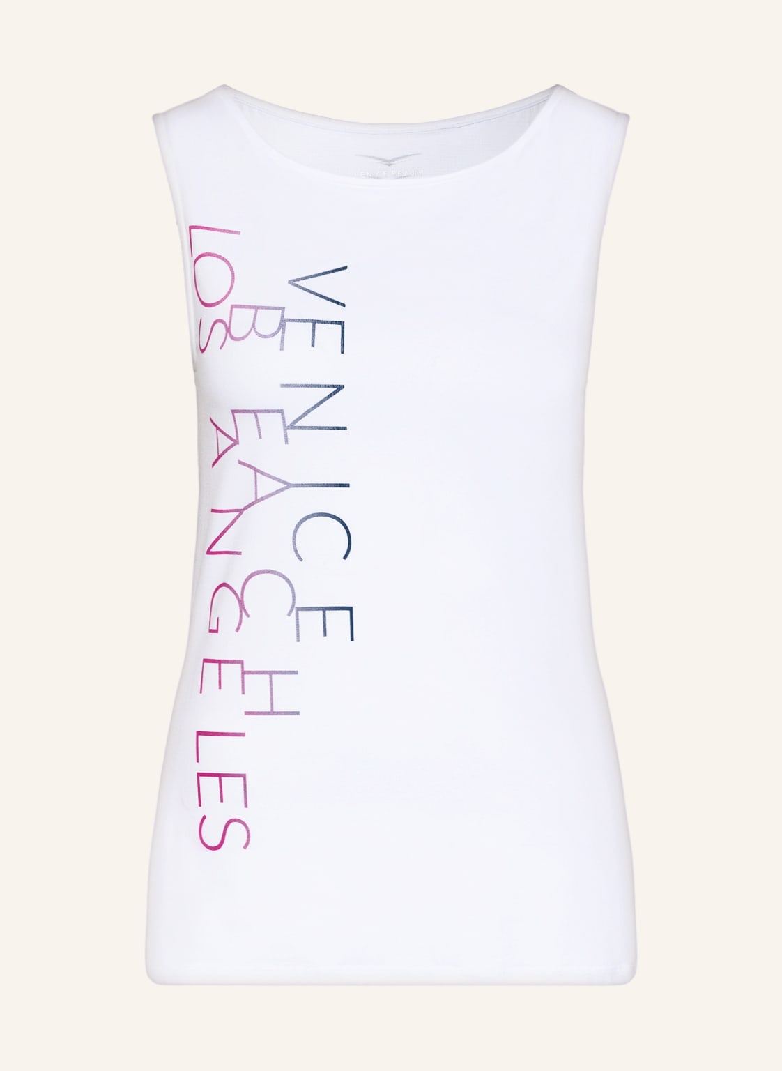 Image of Venice Beach Tanktop Kenny Mit Mesh weiss