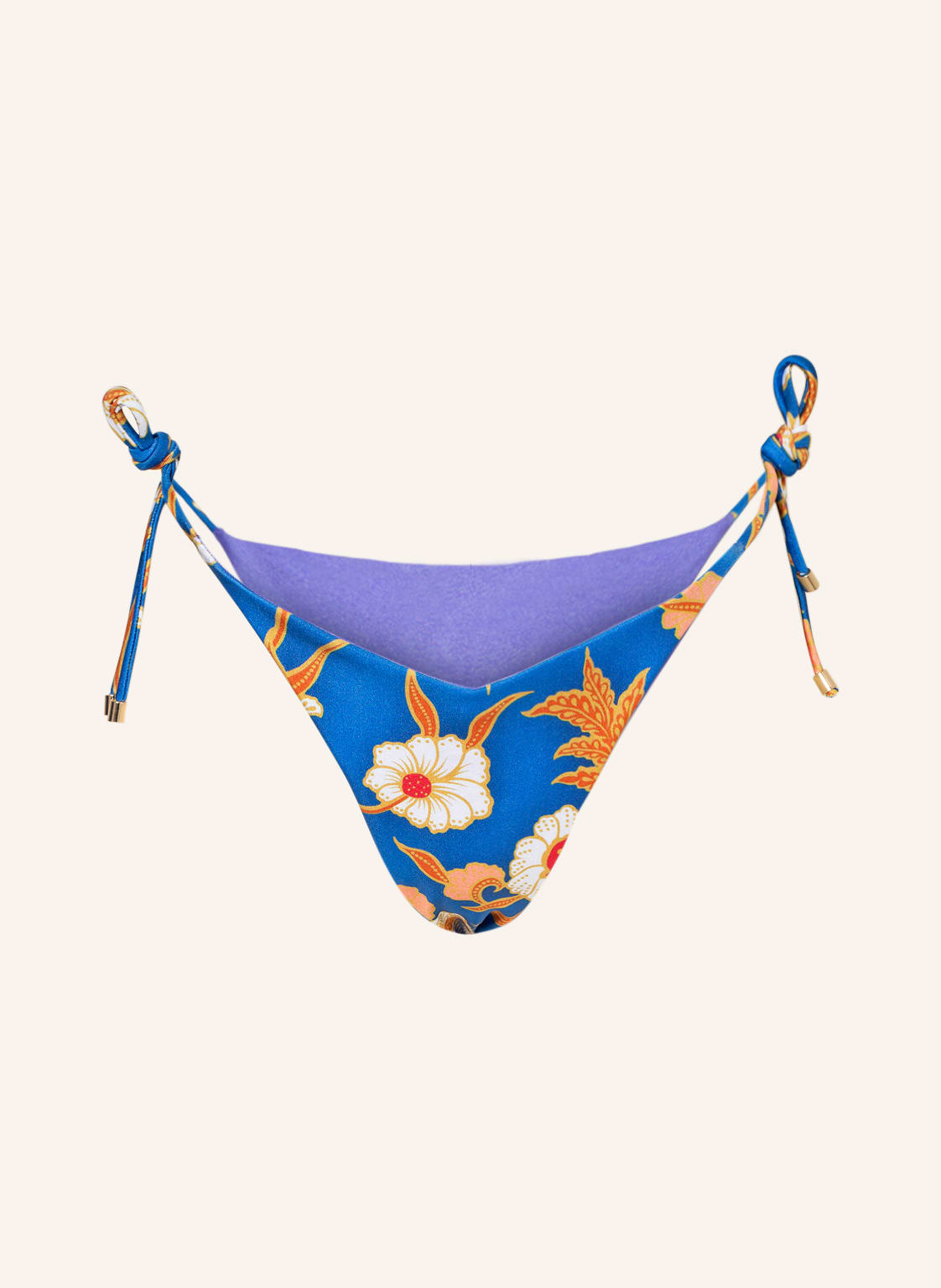Image of Janthee Berlin Triangel-Bikini-Hose Josy Bottom blau