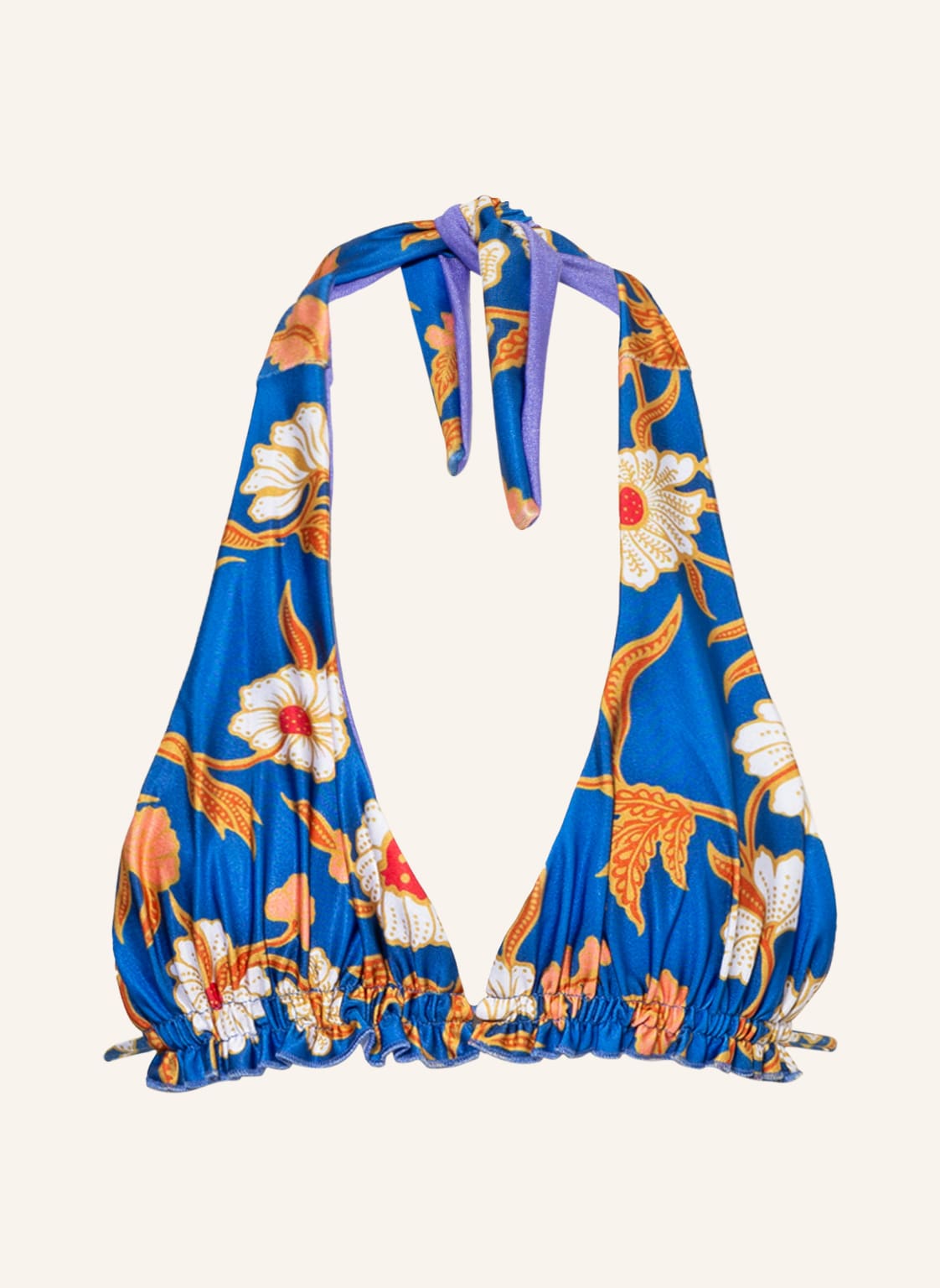 Image of Janthee Berlin Neckholder-Bikini-Top Olympia blau