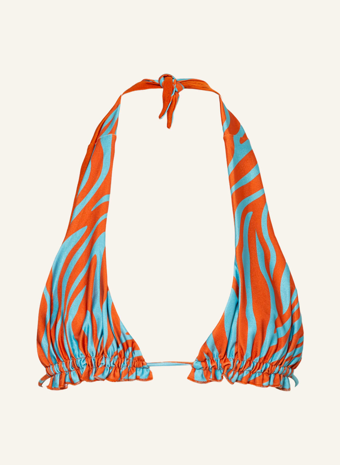 Image of Janthee Berlin Neckholder-Bikini-Top Olympia orange