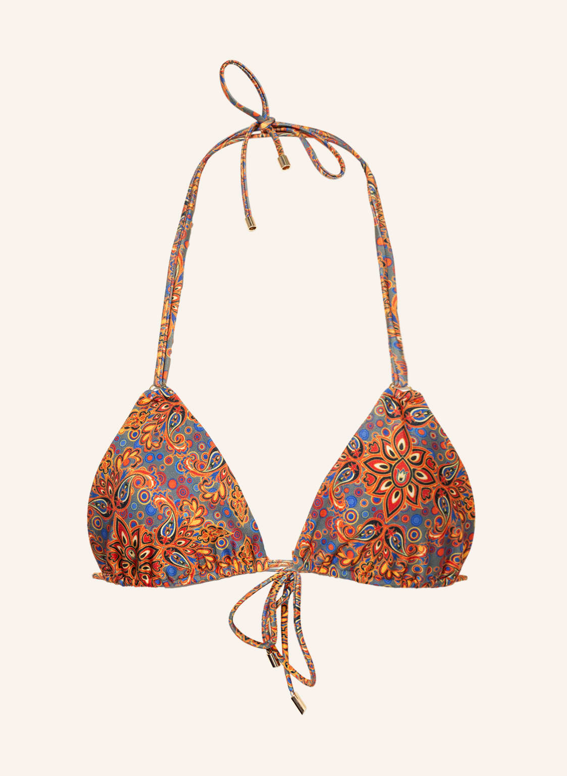 Image of Janthee Berlin Triangel-Bikini-Top Salome orange