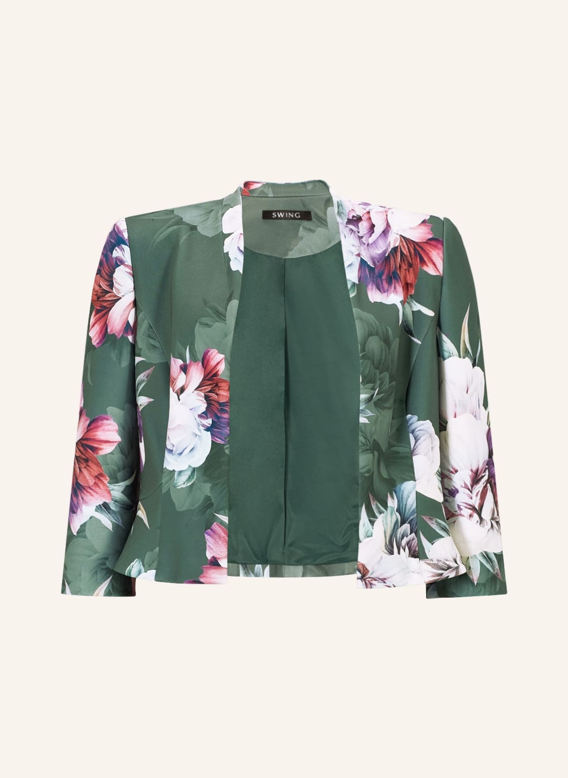 Image of Swing Kastenjacke Mit 3/4-Arm gruen