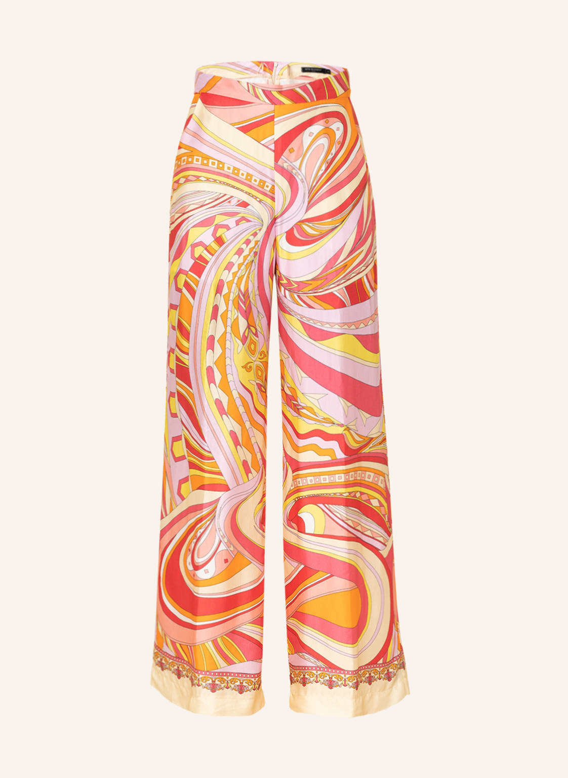 Image of Ana Alcazar Marlenehose Aus Satin rosa