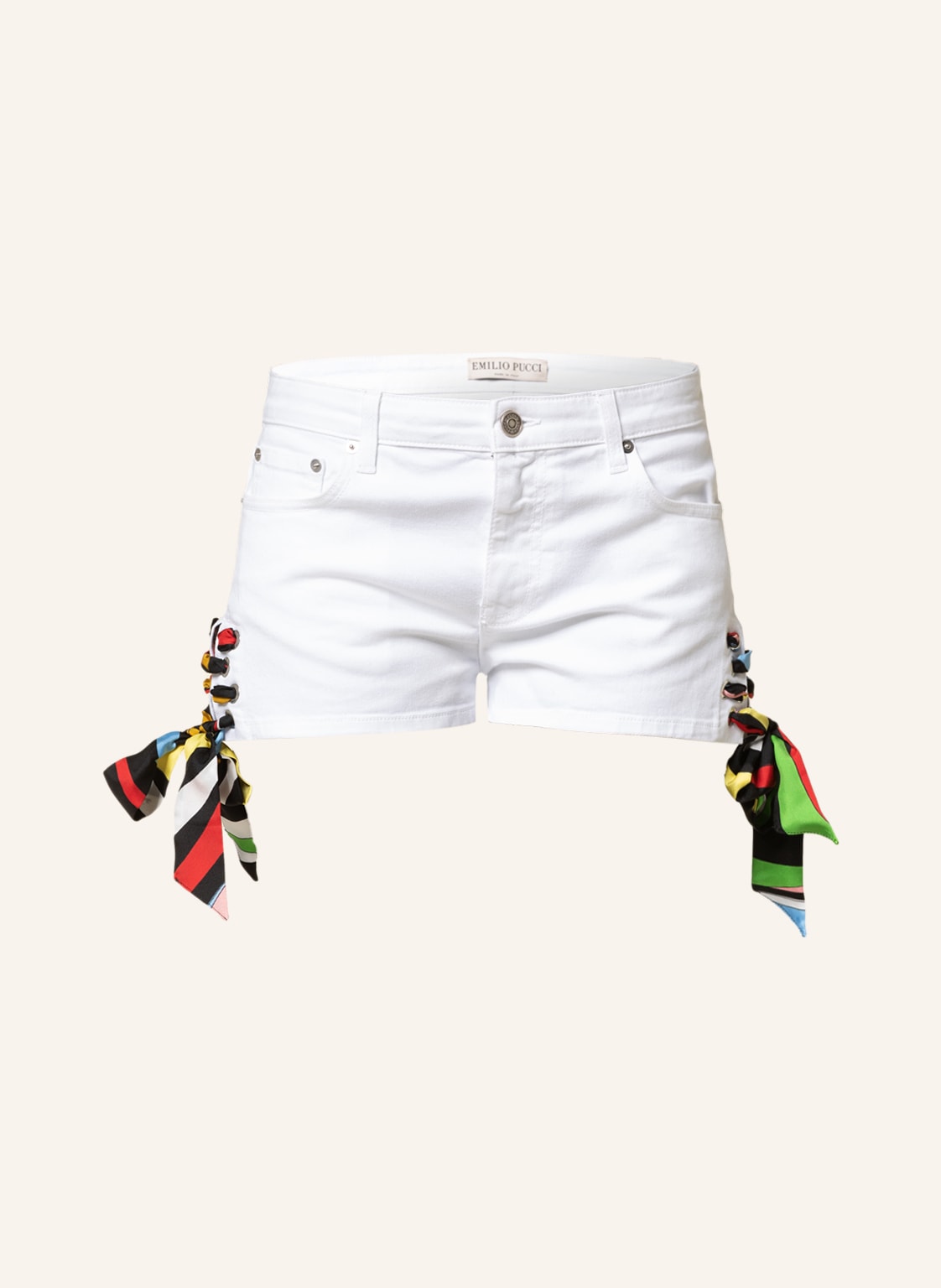 Image of Pucci Jeansshorts weiss