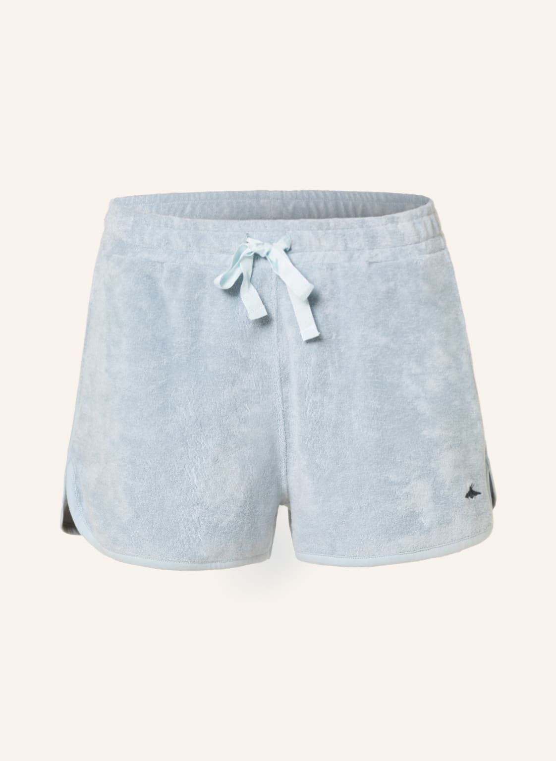 Image of Essenza Lounge-Shorts Iva Aus Frottee blau