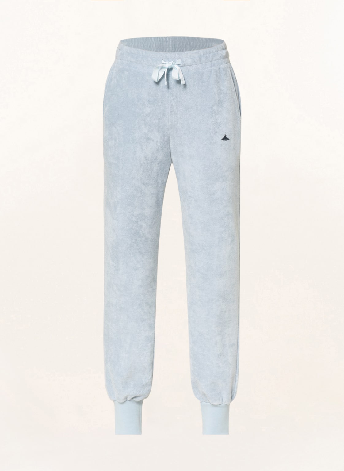 Image of Essenza Lounge-Hose Jules Aus Frottee blau