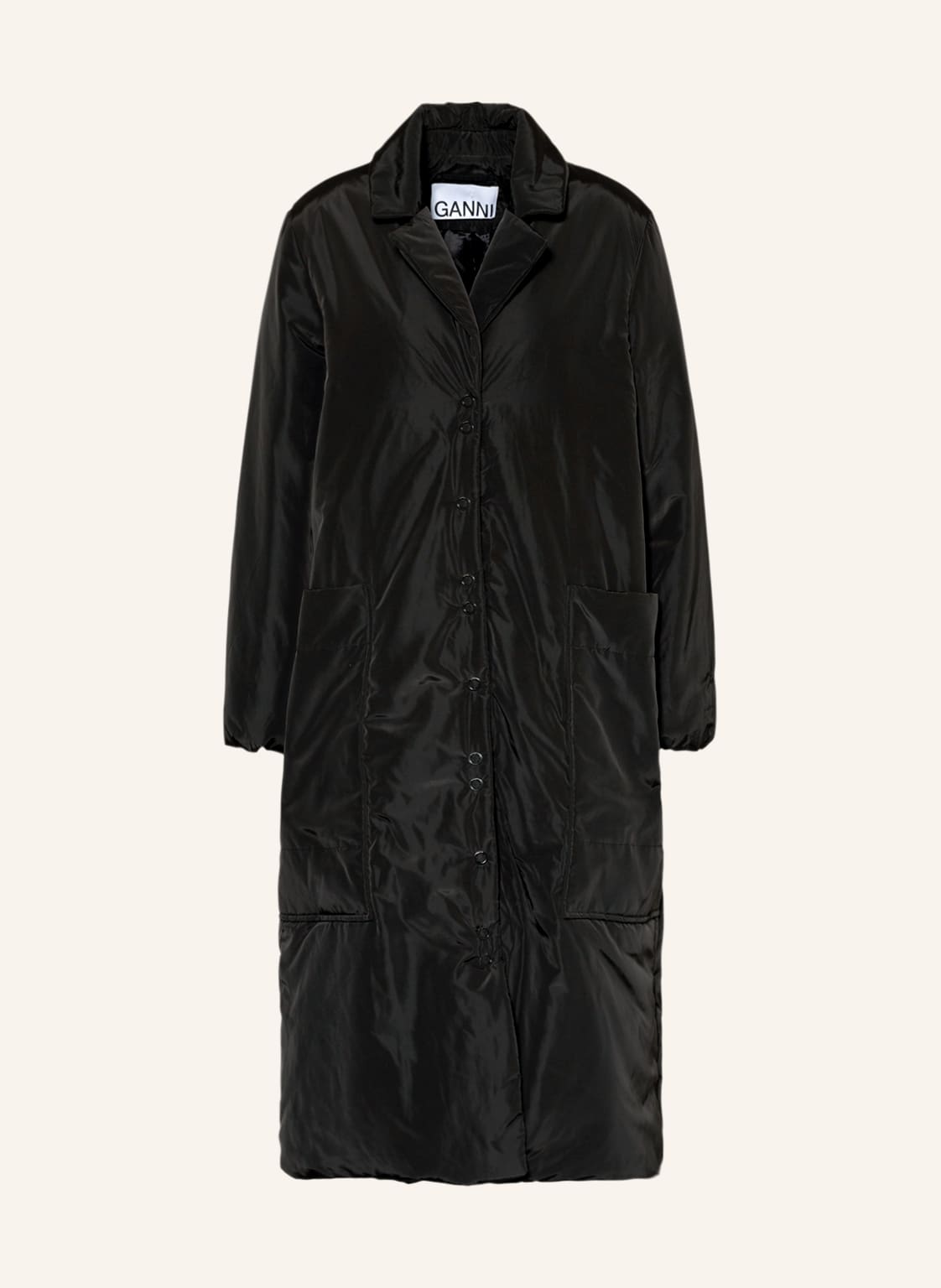 Image of Ganni Mantel schwarz