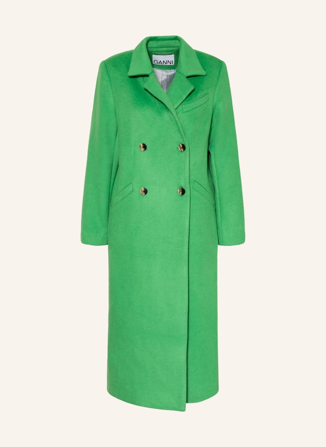 Image of Ganni Mantel gruen